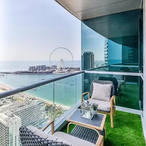 Al Fattan I Sea View I Luxury Jbr I Free 5 Star Access! Appartement Dubaï